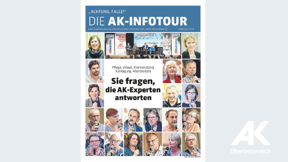 Achtung "Falle" - Die AK-Infotour - Sonderbeilage der OÖN und AK