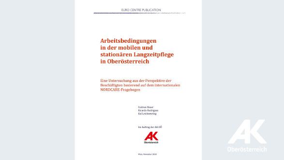 Studie: Arbeitsbedingungen in der Langzeitpflege in OÖ